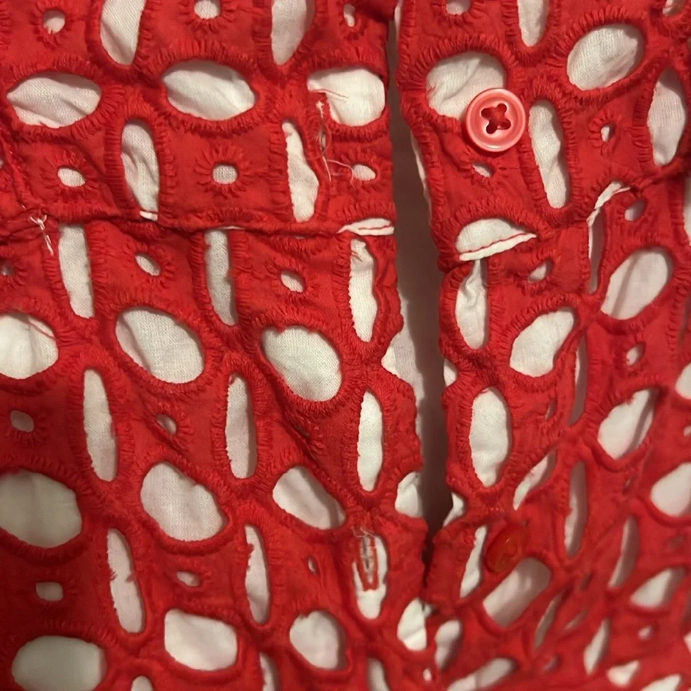 Janie and Jack Eyelet Romper